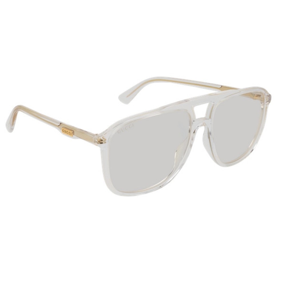 Gucci Aviator Sunglasses GG0262S - Clear RARE/ Sold out everywhere